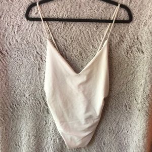 Tobi Brand New White One Piece Bathing Suit